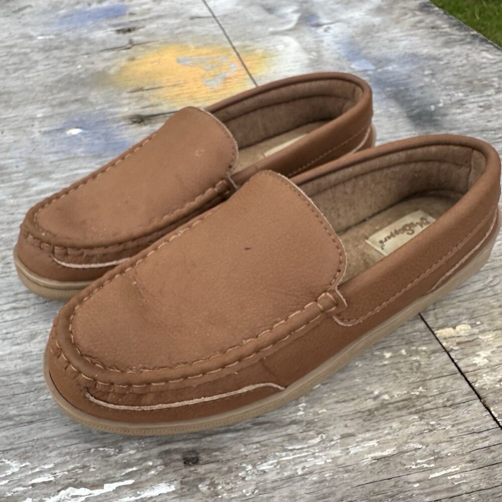 My Slippers My Pillow Men's Sz 8 House Shoe Slip On Brown 935